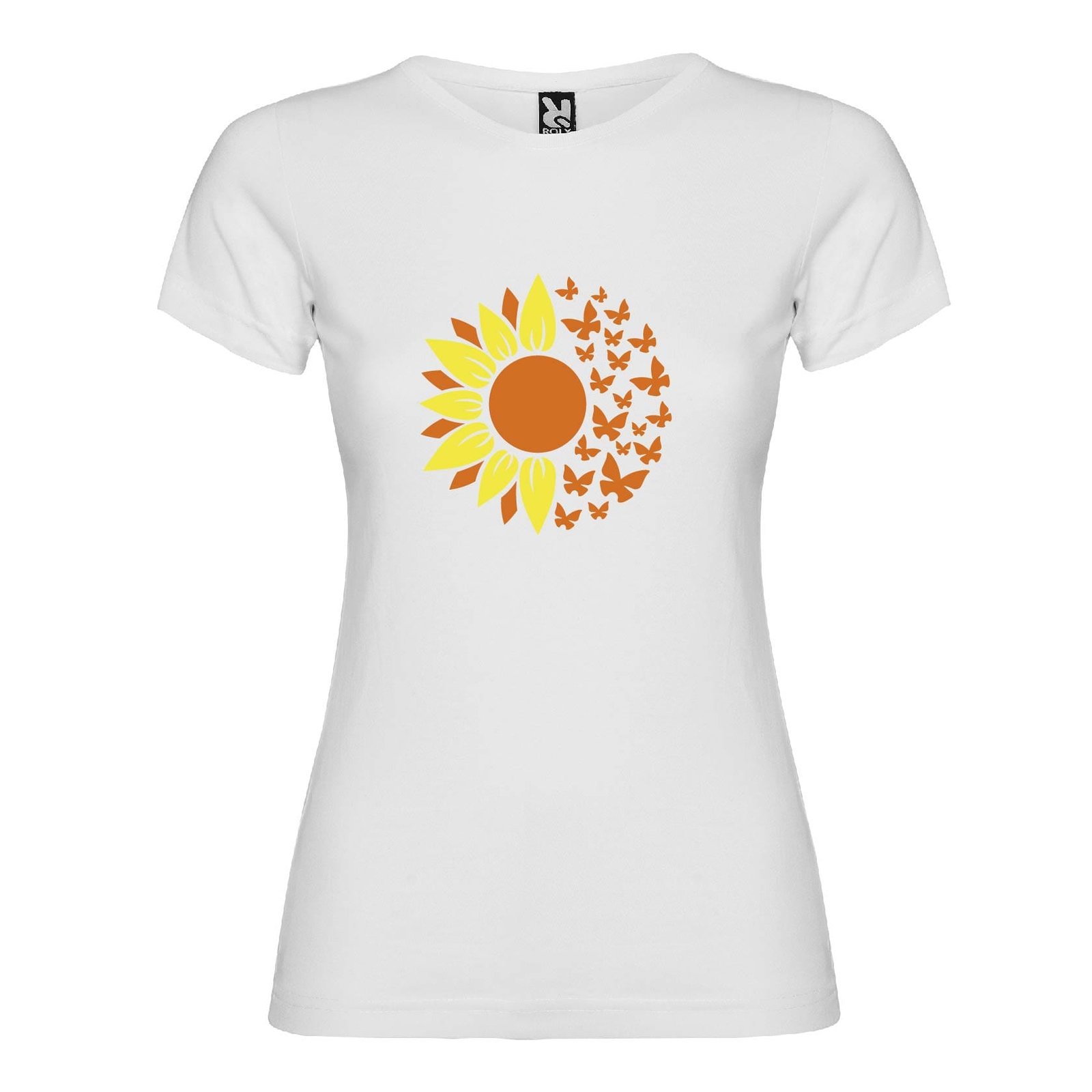 Футболка жіноча Сонях-Метелики біла