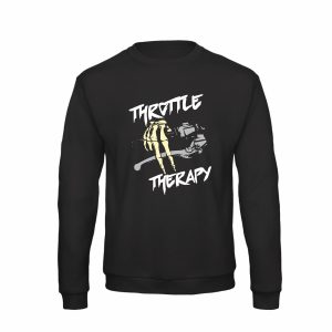 Мото світшот з принтом Throttle Therapy