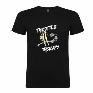 Мото футболка з принтом Throttle Therapy